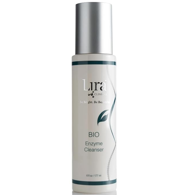 Lira Bio Enzyme Cleanser bottle on a white background