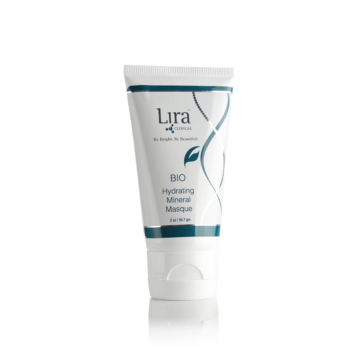 Tube of Lira Bio Hydrating Mineral Masque on a white background