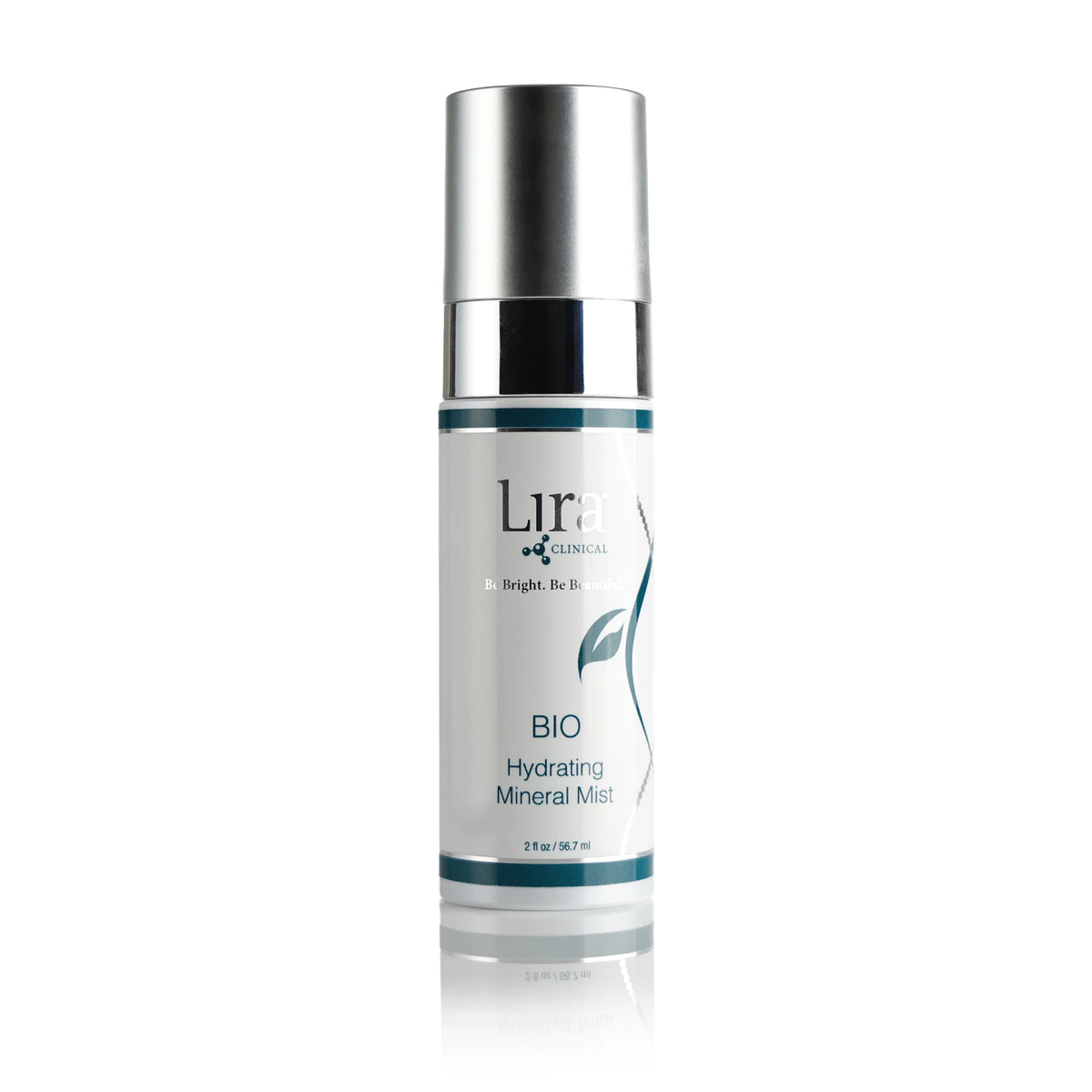 Lura BIO Hydrating Mineral Mist bottle on a white background